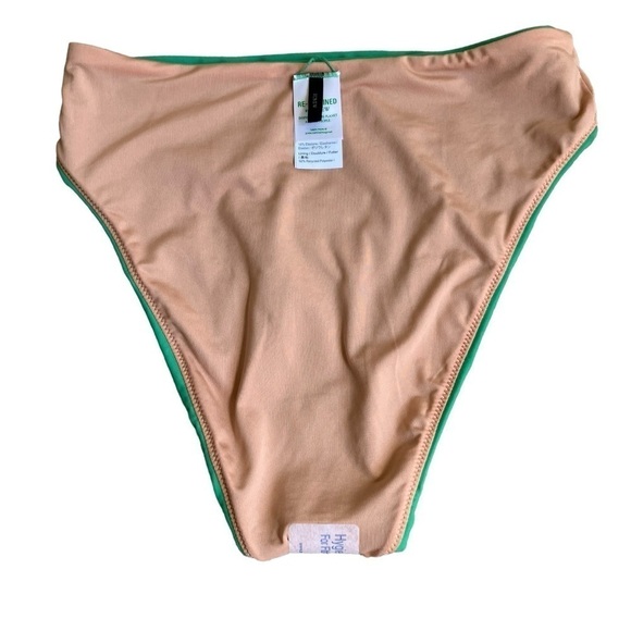 NWOT J. Crew High-rise Bikini Bottom Green Style BF178 Minimalist Sz S - Picture 11 of 16